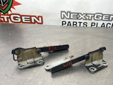 2011 FORD MUSTANG GT RH AND LH HOOD HINGES WITH HARDWARE KONA BLUE OEM #312