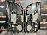 05-13 C6 CORVETTE BLCK/GREY DOOR PANELS OEM #1255