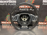 2017 CAMARO SS 50TH ANNIVERSARY STEERING WHEEL LEATHER W PADDLE SHIFTERS OEM #1540