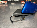 2017 FORD MUSTANG GT LH DRIVER SIDE VIEW MIRROR BLUE OEM #1378