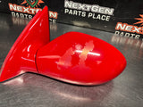 2004 PONTIAC GTO LH DRIVER SIDE MIRROR TORRID RED OEM #1438
