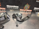 2006 C6 CORVETTE FRONT SEAT BELTS DRIVER / PASSENGER BLK OEM #1407