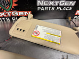 2004 CADILLAC CTS-V SUN VISORS TAN OEM #1193
