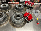 04-06 PONTIAC GTO BRAKE KIT DBA SLOTTED FRONT/REAR ROTORS W HAWK HPS PADS #762