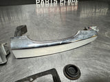 08-09 PONTIAC G8 LR DRIVER SIDE REAR EXTERIOR DOOR HANDLE SILVER OEM #825