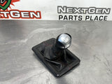 08 MUSTANG GT500 SHIFT LEVER AND KNOB WITH BOOT OEM #345