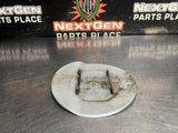 2019 FORD MUSTANG GT FUEL DOOR GAS LID TANK COVER SILVER OEM #1618