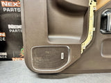 2017 CHEVY SILVERADO 2500 HIGH COUNTRY LF COCOA DOOR PANEL OEM #1280