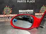 2004 PONTIAC GTO LH DRIVER SIDE MIRROR TORRID RED OEM #1306