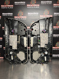 05-13 C6 CORVETTE BLCK/TAN DOOR PANELS OEM #704