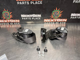 2012 C6 CORVETTE FRONT SEAT BELTS DRIVER / PASSENGER BLK OEM #1409