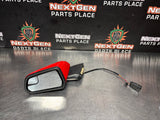 2015 FORD MUSTANG GT LH DRIVER SIDE VIEW MIRROR RED OEM #815