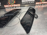 2015 FORD MUSTANG GT LH RH SIDE HOOD VENT SCOOPS BLACK OEM #1528