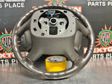 2011 GMC DENALI DURAMAX WOODGRAIN STEERING WHEEL OEM #1377