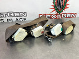 97-04 C5 CORVETTE SEAT BELTS RH LH DRIVER PASSENGER OAK COUPE OEM VV815