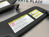 2012 FORD F250 SUN VISOR SET BLACK OEM #499