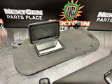 2008 FORD F250 LARIAT SUN VISORS BLK OEM #714