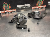 2006 C6 CORVETTE FRONT SEAT BELTS DRIVER / PASSENGER BLK OEM #1407