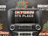 2015 FORD MUSTANG GT SHAKER 8” TOUCH RADIO FACE/CLIMATE CONTROL BEZEL OEM #1250