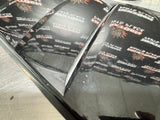2012 FORD MUSTANG GT QUARTER GLASS WINDOW VENT COVERS BLK OEM #706