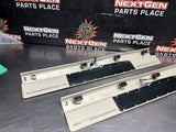 2011 FORD MUSTANG GT LH AND RH ILLUMINATED DOOR SILL TRIM SET TAN OEM #1494