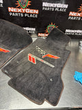 2012 C6 CORVETTE GRAND SPORT LLOYD FRONT FLOOR MATS BLACK  #1409