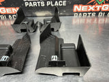 11-14 MUSTANG GT DRIVER/PASSENGER SEAT TRACK COVERS OEM #1595