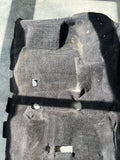 2009 FORD F350 EXTENDED CAB BLACK CARPET OEM #232
