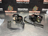 2005 C6 CORVETTE FRONT SEAT BELTS DRIVER / PASSENGER BLK OEM #1468