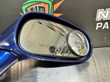 05 - 13 C6 CORVETTE USED OEM RH PASSENGER SIDE MIRROR LEMANS BLUE #704