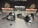 2007 C6 CORVETTE FRONT SEAT BELTS DRIVER / PASSENGER BLK OEM #1520