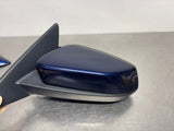 10-14 FORD MUSTANG GT LH DRIVER SIDE VIEW MIRROR KONA BLUE OEM #1493