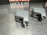 2011 FORD F350 SUN VISOR CLIP SET GREY OEM #765