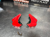 04-06 PONTIAC GTO TORRID RED ROCKER PANEL END CAPS PAIR OEM #1306