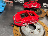 06-13 C6 Z06/GRANDSPORT PBR 6 PISTON FRONT 4 PISTON REAR BRAKE CALIPERS/ROTORS OEM #1409