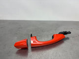2016 FORD MUSTANG GT LH EXTERIOR DOOR HANDLE ORANGE OEM #1478