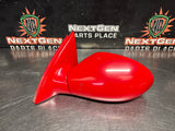 2004 PONTIAC GTO LH DRIVER SIDE MIRROR TORRID RED OEM #1306