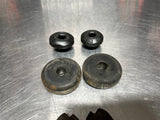 04-06 PONTIAC GTO RADIATOR RUBBER HOLD DOWN DONUTS WITH BRACKETS OEM #784