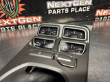 2015 CAMARO SS MANUAL CONSOLE SHIFTER TRIM BEZEL AUXILIARY GAUGES OEM 22958836 #1450