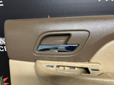 2014 CHEVY SILVERADO 2500HD RH PASSENGER REAR DOOR PANEL LIGHT CASHMERE OEM #758