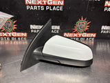 08-09 PONTIAC G8 LH DRIVER SIDE MIRROR WHITE OEM #1423