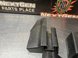 11-14 MUSTANG GT DRIVER/PASSENGER SEAT TRACK COVERS OEM #1231