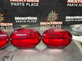 97 - 04 C5 CORVETTE REAR TAIL LIGHTS SET OF 4 OEM #1380
