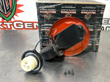 08 - 09 PONTIAC G8 GT FUEL DOOR GAS CAP COVER LID ASSEMBLY IGNITION ORANGE OEM 92213014 #397