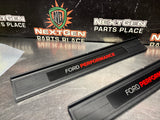 2017 FORD MUSTANG GT FORD PERFORMANCE LH AND RH DOOR SILL TRIM OEM #1632