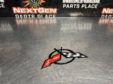 97-04 C5 CORVETTE REAR HATCH TRUNK EMBLEM OEM #1433