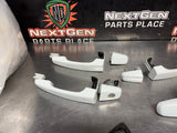 08-09 PONTIAC G8 WHITE LH/RH SIDE EXTERIOR DOOR HANDLES FRONT & REAR OEM #1423