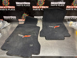 2006 C6 CORVETTE LLOYD FRONT FLOOR MATS BLACK OEM #1407