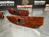 2012 CHEVY SILVERADO CREW CAB WOOD LH RH RR LR POWER WINDOW SWITCHES OEM #736