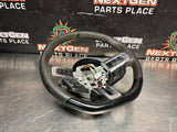 15-17 FORD MUSTANG SHELBY STEERING WHEEL ALCANTARA/ LEATHER OEM #1528